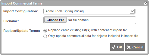 Working with Commercial Data in the Publishing Web UI