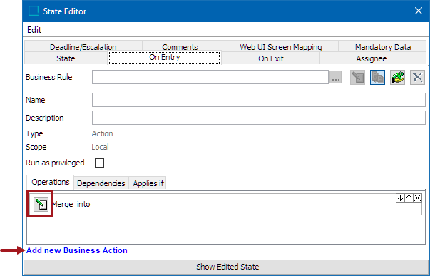 Executing Mapper Configuration Setup Entity